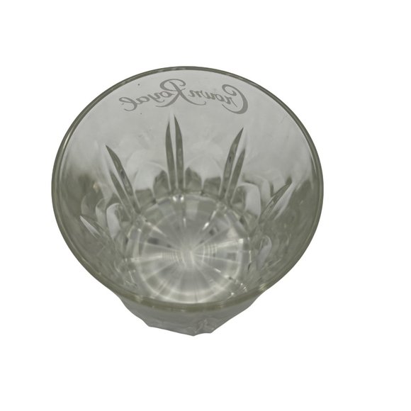 Crown Royal Lowball Whiskey Glass Diamond Starburst Pattern Italy 3.5" - Picture 5 of 7